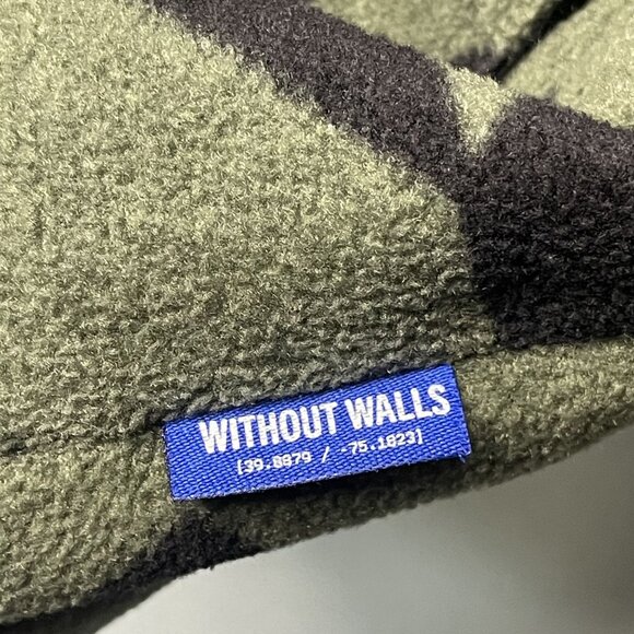 Without Walls Printed Mock Snap Polar Fleece Sweatshirt Urban Outfitters Aztec M - Picture 2 of 7